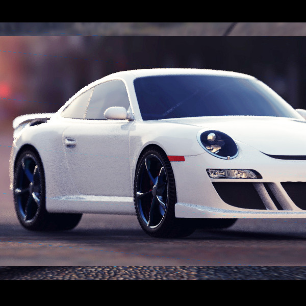 3d model of ruf sports car - RUF rt12 Porsche 911 Turbo by OODINDD
