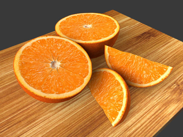 oranges 3d model - Oranges by joel3d