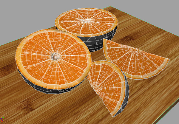 oranges 3d model - Oranges by joel3d