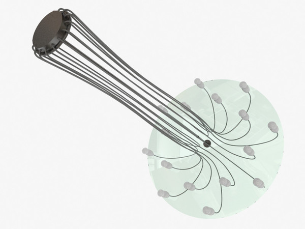 ceiling lamp 3d model - Fabbian Medusa ceiling lamp by 3DmakeWork