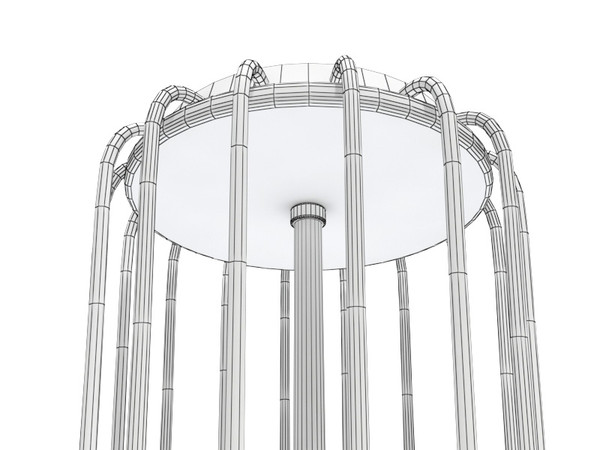 ceiling lamp 3d model - Fabbian Medusa ceiling lamp by 3DmakeWork