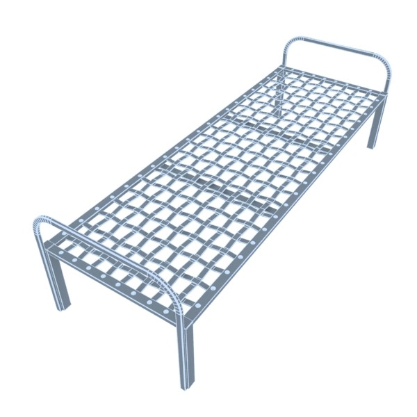 prison cot 3d model - Prison Cot... by FraP