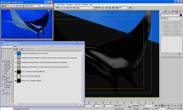 3ds manta giant - Giant Manta Ray by POPA_3D