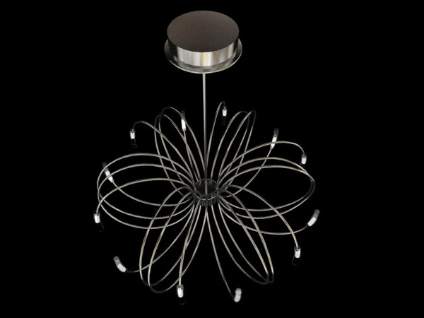 6 lights 3d dwg - 5 light fixture Collection by 3DmakeWork