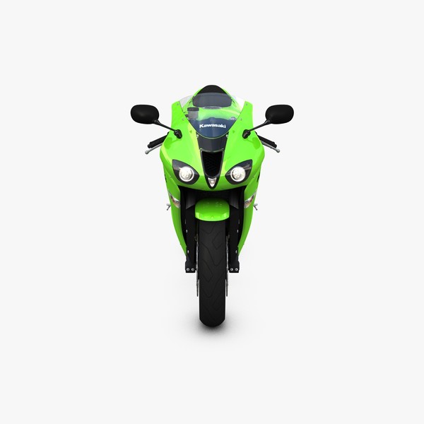 3d model of kawasaki ninja - ZX-6R Kawasaki Ninja Sport Bike - 2008 by Jamie Hamel Smith