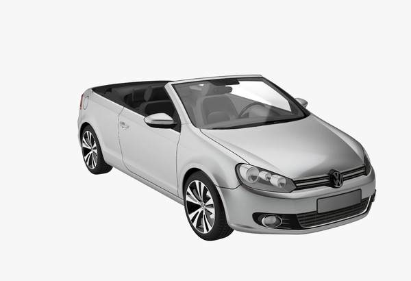 new golf 6 cabriolet 3ds - VW Golf 6 Cabriolet by DreiDe