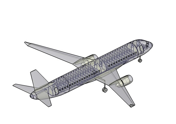 3d china c919 aircraft assembly - China C919 Aircraft Assembly Model by RodgerSaintJohn