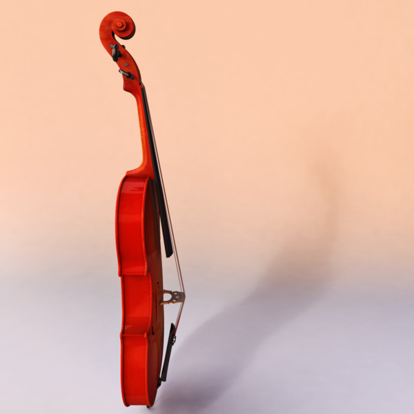 3d model cello string - Cello by warlockgraphics