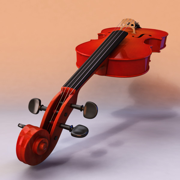 3d model cello string - Cello by warlockgraphics
