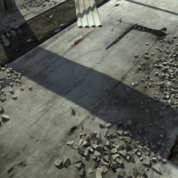 3ds max derelict warehouse ruined buildings - Ruined Warehouse Ruined by 3D_Multimedia