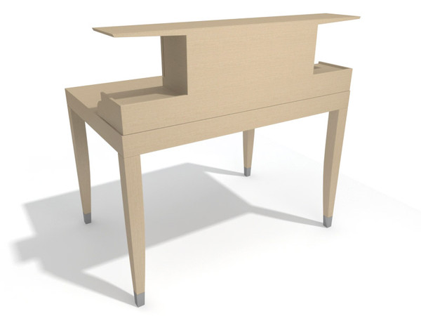 writing desk giorgetti epi 3d max - Giorgetti EPI desk by 3DmakeWork