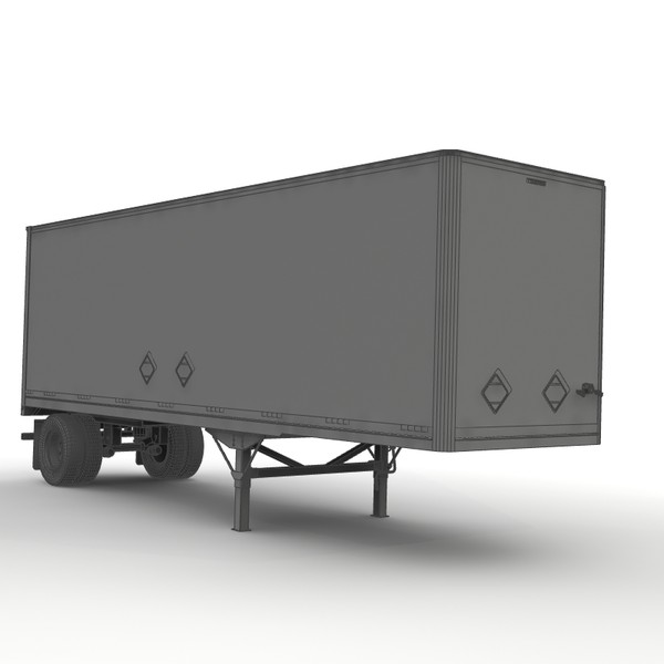 manac van pup 3d lwo - Manac 32ft van pup by bansheewoj