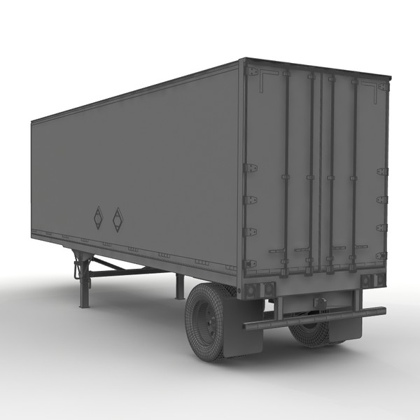 manac van pup 3d lwo - Manac 32ft van pup by bansheewoj