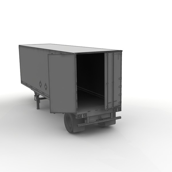 manac van pup 3d lwo - Manac 32ft van pup by bansheewoj