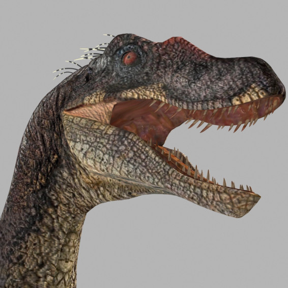 3d model of character ultimate raptor jurassic - The Ultimate Raptor OBJ by Virtual creator