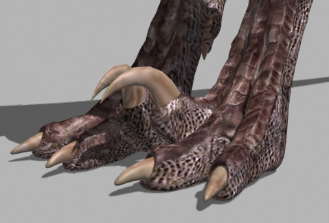 3d model of character ultimate raptor jurassic - The Ultimate Raptor OBJ by Virtual creator
