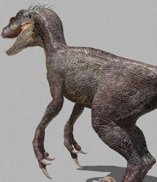 3d model of character ultimate raptor jurassic - The Ultimate Raptor OBJ by Virtual creator