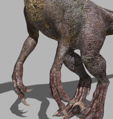 3d model of character ultimate raptor jurassic - The Ultimate Raptor OBJ by Virtual creator