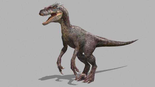 3d model of character ultimate raptor jurassic - The Ultimate Raptor OBJ by Virtual creator