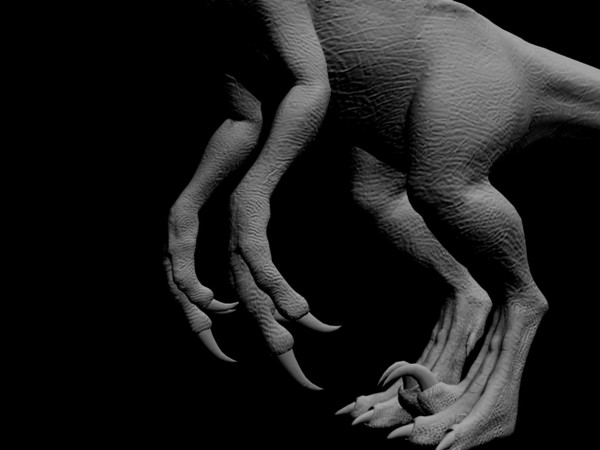 3d model of character ultimate raptor jurassic - The Ultimate Raptor OBJ by Virtual creator