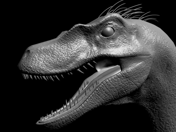 3d model of character ultimate raptor jurassic - The Ultimate Raptor OBJ by Virtual creator