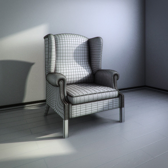 francesco molon p362 armchair 3d model - Francesco Molon P362 armchair by RTEwork