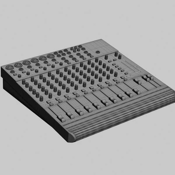 mixer uv editable 3d 3ds - Sound Mixer by RomanPritulyak