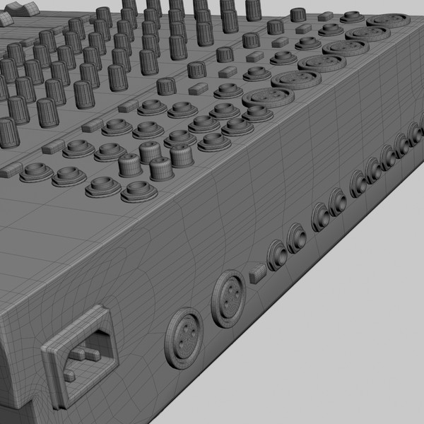mixer uv editable 3d 3ds - Sound Mixer by RomanPritulyak