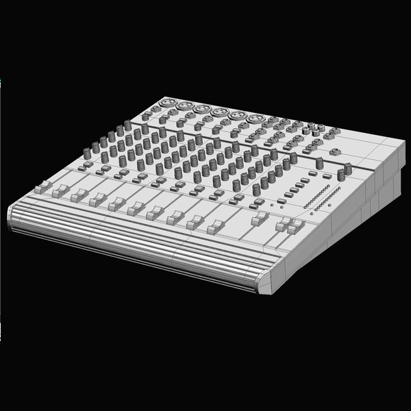 mixer uv editable 3d 3ds - Sound Mixer by RomanPritulyak