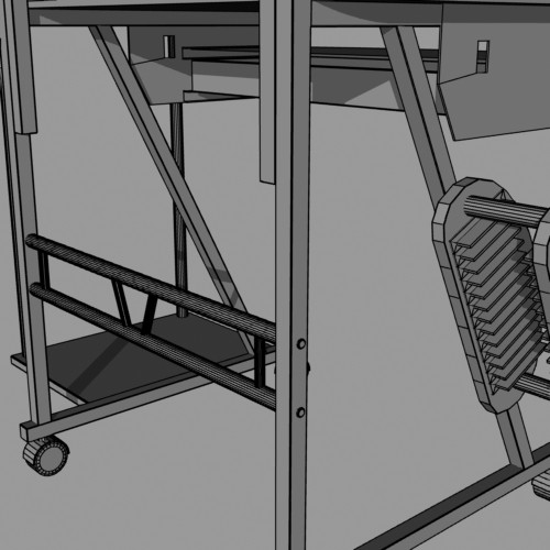 3ds max computer desk - Computer Desk by mostlysquare