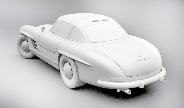 3d mercedes benz 300 sl - Mercedes-Benz 300SL by OODINDD