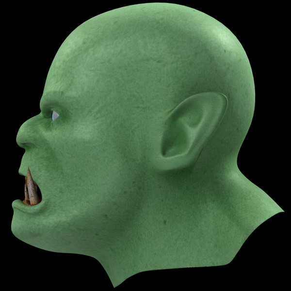 maya orc head - Orc Head by gin3d