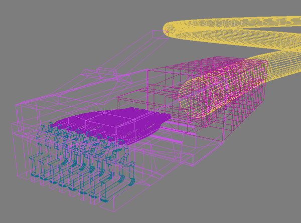 mentalray 3d max - cable by cherezoff