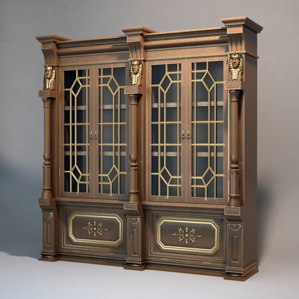 3d model bookcase - bookcase by dimosbarbos