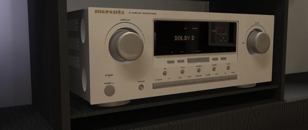 marantz receiver 3d model - 3D Marantz reciever by Tomi Dolinsek