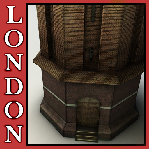 london - shooters hill 3d model - London - Shooters Hill Water Tower by csirkeFrs