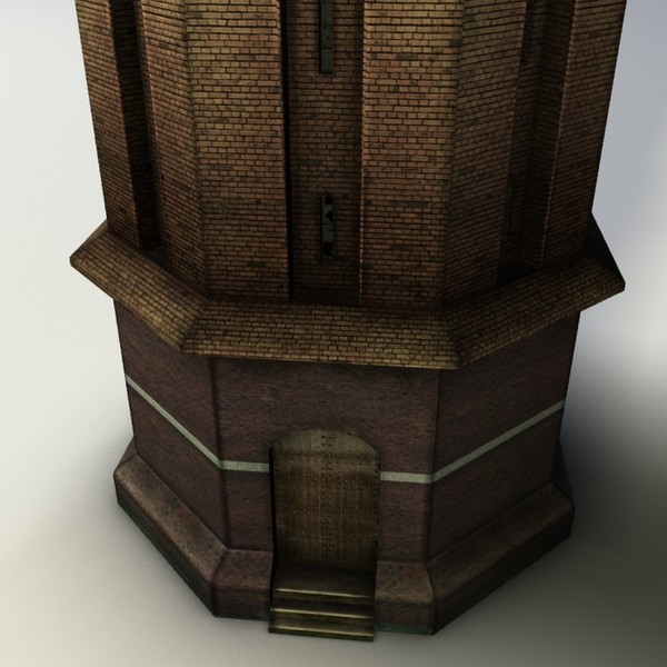 london - shooters hill 3d model - London - Shooters Hill Water Tower by csirkeFrs