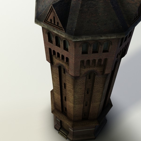 london - shooters hill 3d model - London - Shooters Hill Water Tower by csirkeFrs