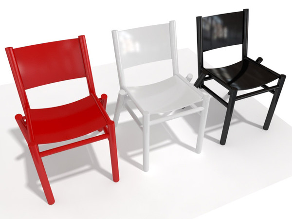 3d tom dixon peg - Tom Dixon Peg chair by 3DmakeWork
