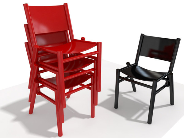 3d tom dixon peg - Tom Dixon Peg chair by 3DmakeWork