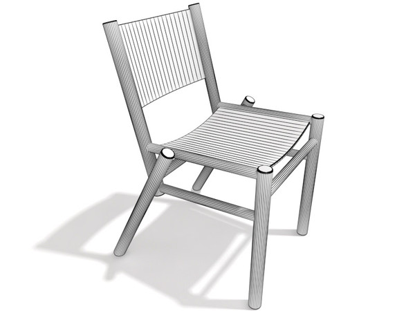 3d tom dixon peg - Tom Dixon Peg chair by 3DmakeWork