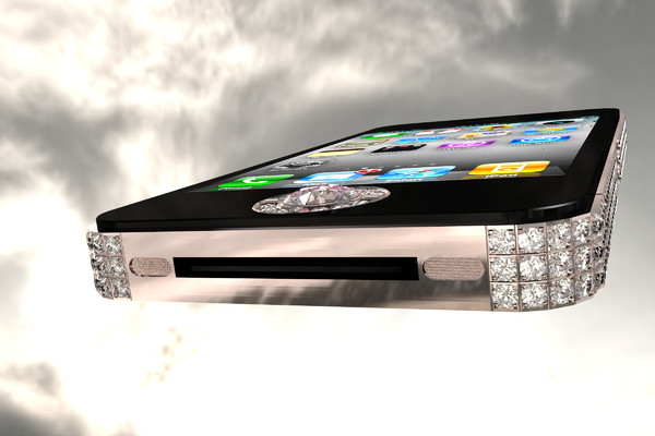maya realistic iphone 4 diamond - IPhone 4 Diamond Rose by Todor A Nikolov