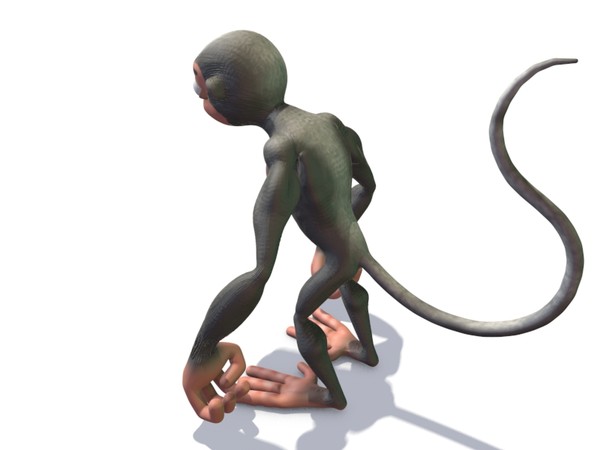 dxf comic monkey - Monkey by locoleon
