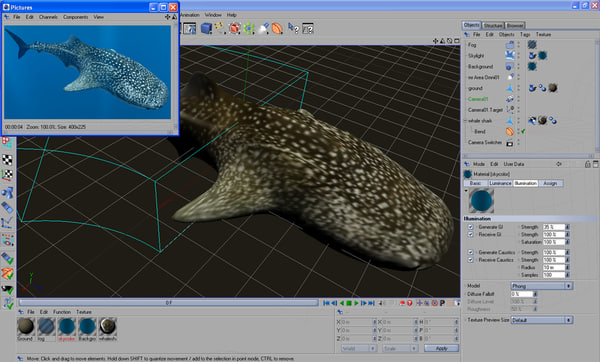 shark sea animals 3d max - Sea Animals Collection... by POPA_3D