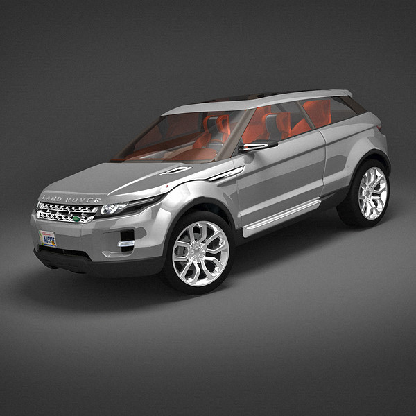 land rover lrx concept 3d model - Land Rover LRX Concept (2008) by NesAn Studio