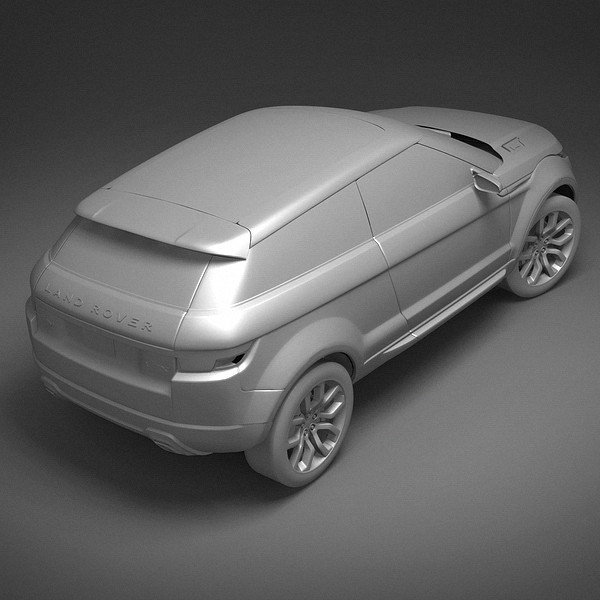 land rover lrx concept 3d model - Land Rover LRX Concept (2008) by NesAn Studio