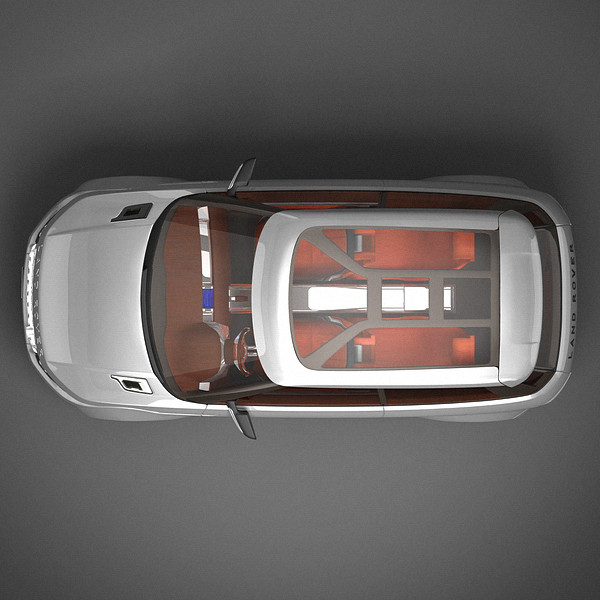 land rover lrx concept 3d model - Land Rover LRX Concept (2008) by NesAn Studio