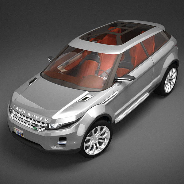 land rover lrx concept 3d model - Land Rover LRX Concept (2008) by NesAn Studio