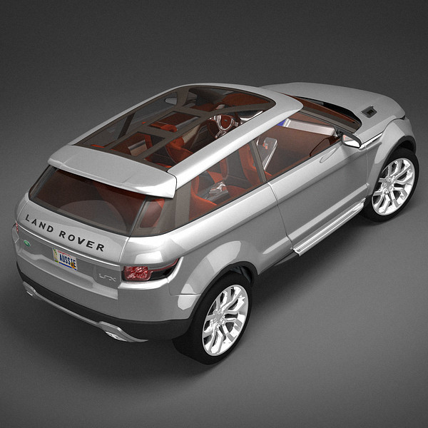 land rover lrx concept 3d model - Land Rover LRX Concept (2008) by NesAn Studio