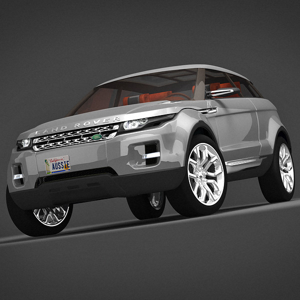 land rover lrx concept 3d model - Land Rover LRX Concept (2008) by NesAn Studio